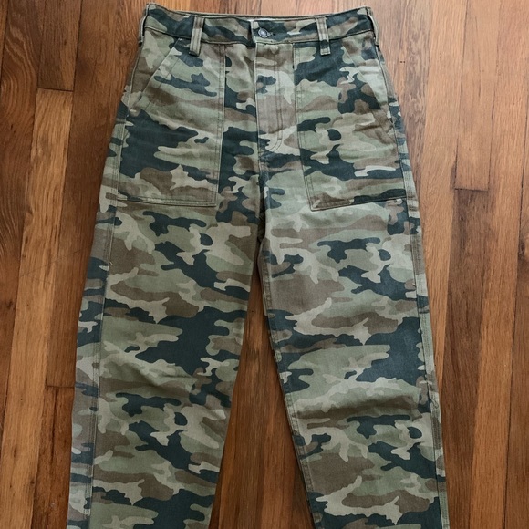 free people camo pants